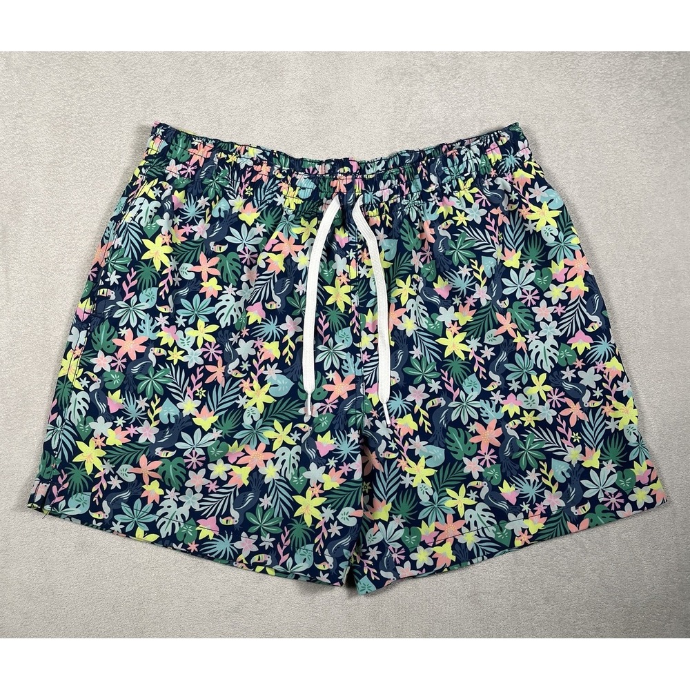 Chubbies Mens Swim Trunks Shorts Size Medium M 5.5 Inseam Tropical Floral Mesh M